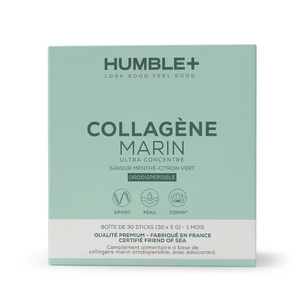 Humble+ Collagène Marin Ultra concentré 30 doses menthe citron vert packaging