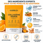 Collagène Mobility Humble+ avec curcuma et acide hyaluronique pour articulations et os