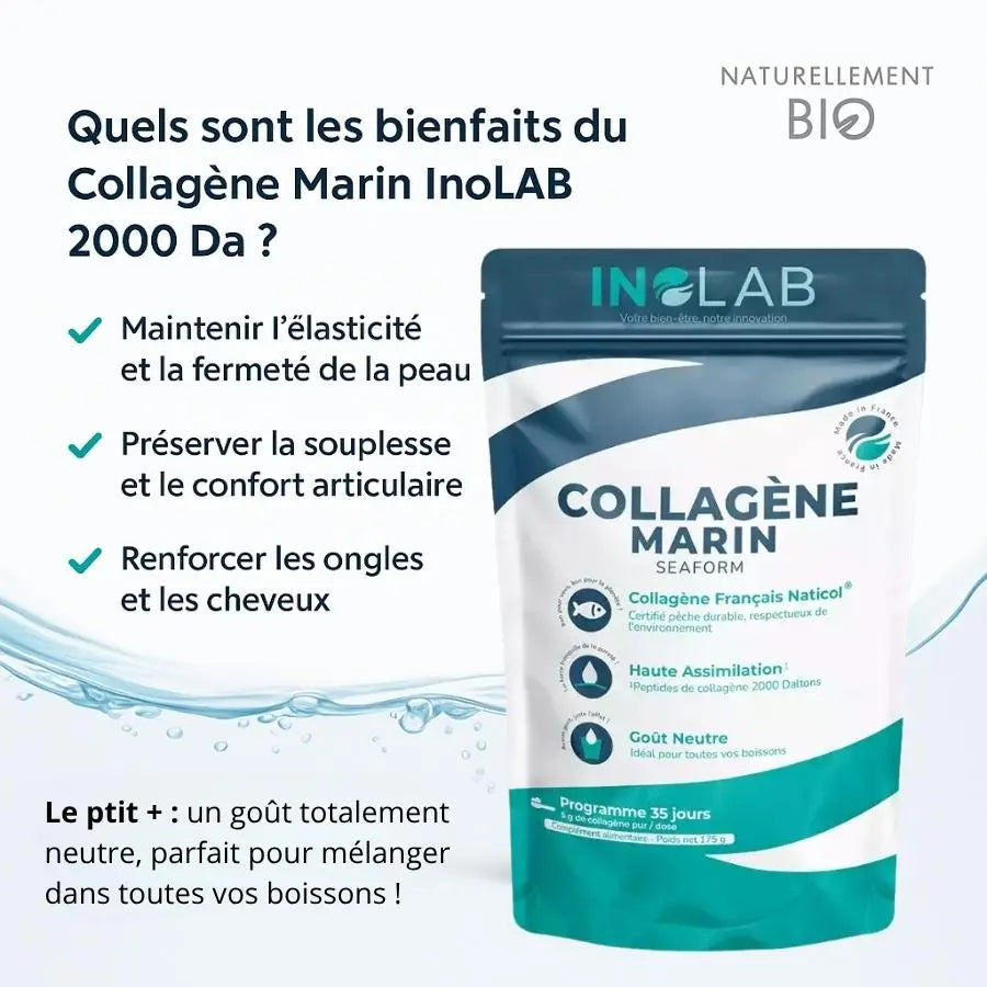 Les bienfaits du Collagène Marin Inolab