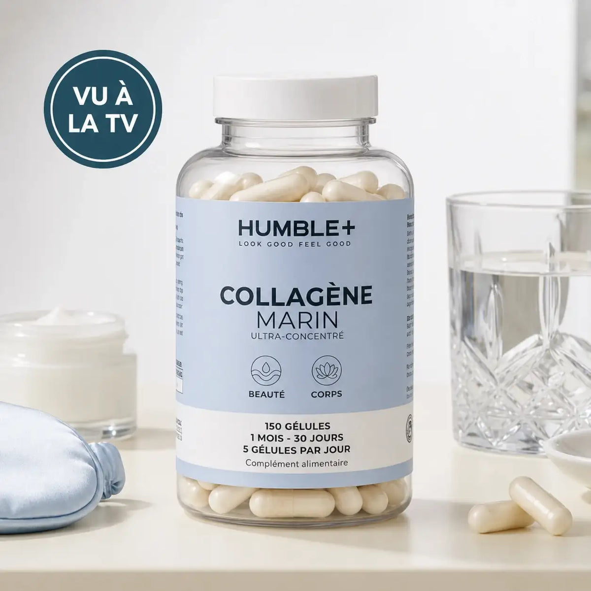 Collagène Marin Humble+ 150 gélules complément alimentaire 