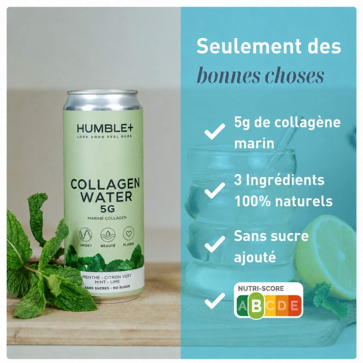 Les bénéfices du collagène water.