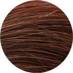 zoom sur la couleur après application d'une Coloration Cheveux Végétale Brun glacé Emblica