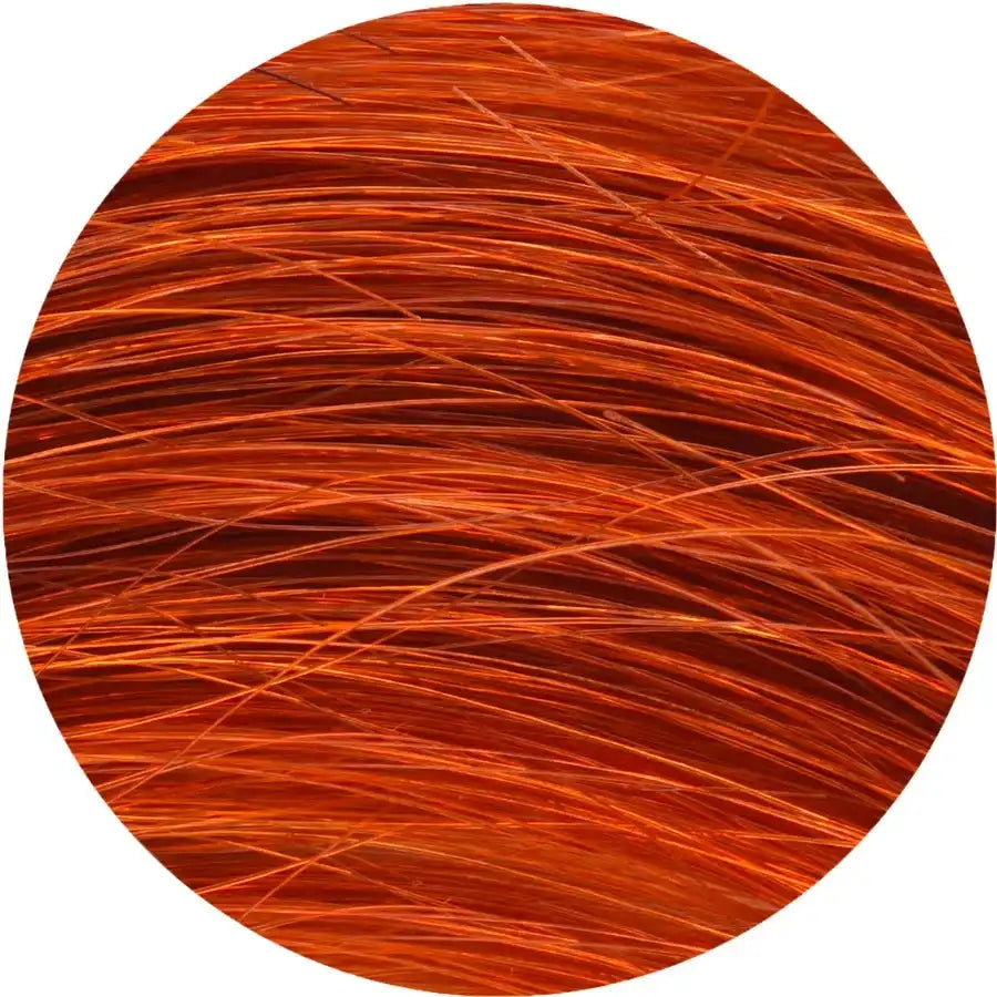 Zoom sur la couleur finale de la Coloration Cheveux Végétale Châtain Acajou Emblica après application