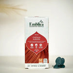 Photo d'ambiance du packaging de la Coloration Cheveux Végétale Châtain auburn Emblica