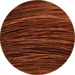 Zoom sur la couleur obtenue après application de la Coloration Cheveux Végétale Châtain glacé 4.1 Emblica