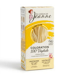 Boîte coloration végétale blond clair Les Couleurs de Jeanne avec nuancier et certification 100% naturel