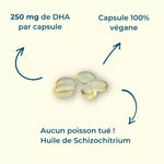 La composition de Une boite de DHA Algal de la marque Life's Code