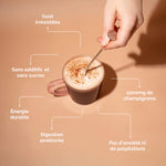 La composition et les bienfaits du super café aux champignons adaptogènes bonjour drink