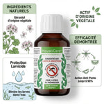 Mousticare concentré anti-larves 100 ml avec ingrédients naturels et efficacité larvicide démontrée