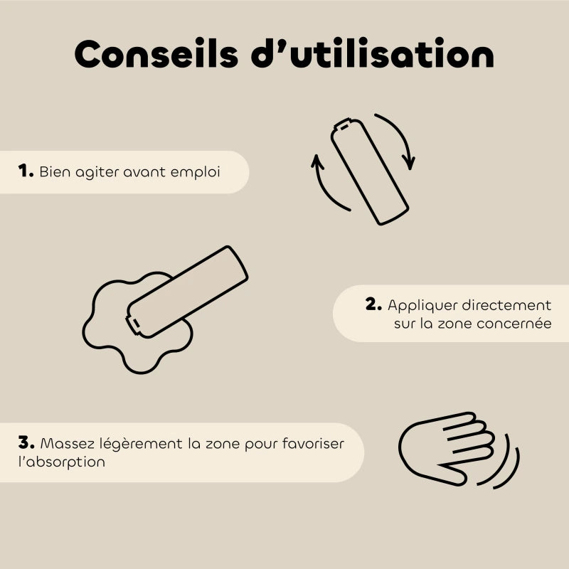 Conseils d'utilisation de Les bienfaits de Dermo’Gel Bio de la marque Biovetol