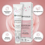 Contour des yeux Centifolia rose anti-poches et cernes avec icônes bénéfices hydratation vitamine C
