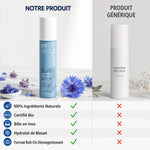 Contour des yeux roll-on Endro 10ml avec comparaison produits : ingrédients naturels et bille inox