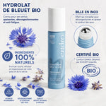 Contour des yeux roll-on Endro 10ml bio avec ingrédients naturels et bille en inox
