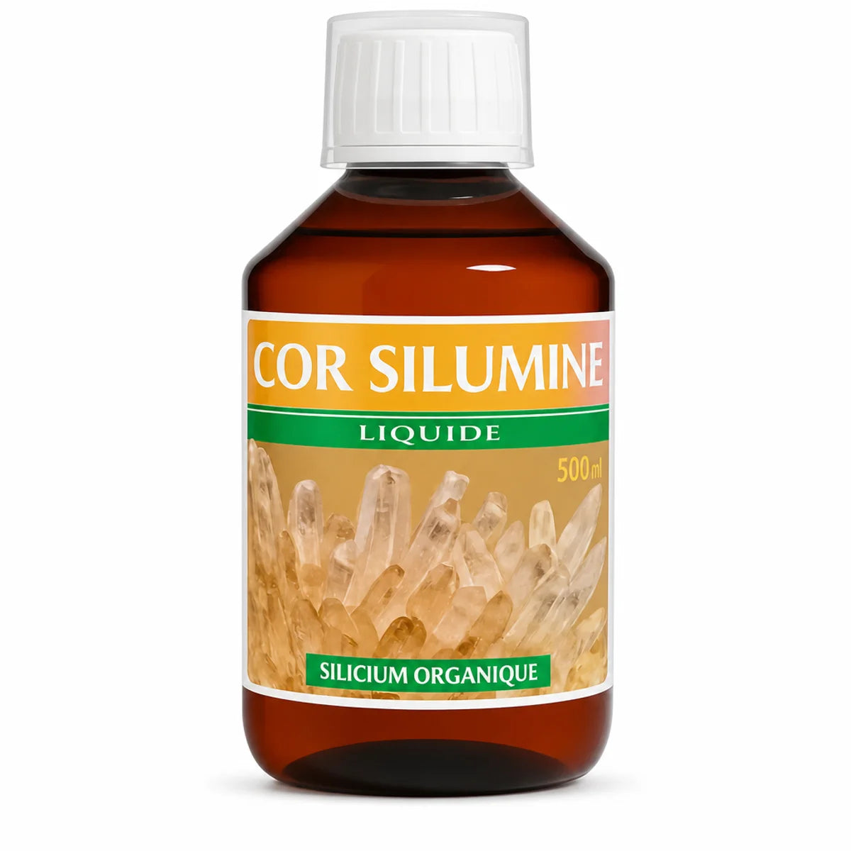 COR SILUMINE 500ml flacon ambré - supplément silicium organique pour os, tendons et muscles Jade Recherche
