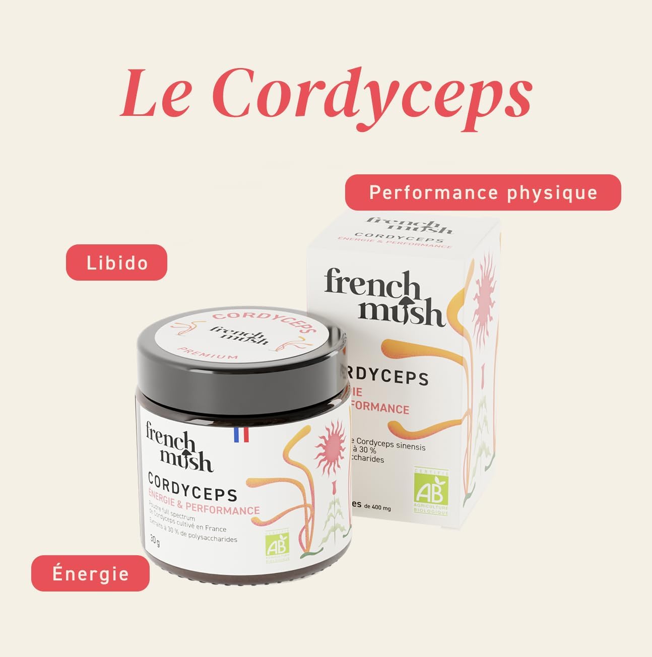 Les bienfaits du cordyceps French Mush