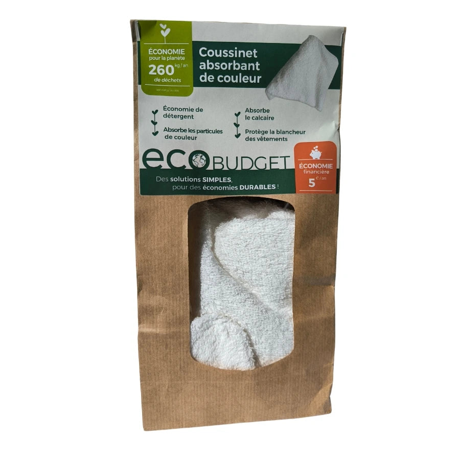 Un pack de coussinet absorbant de couleur polarity wash de la marque Eco budget