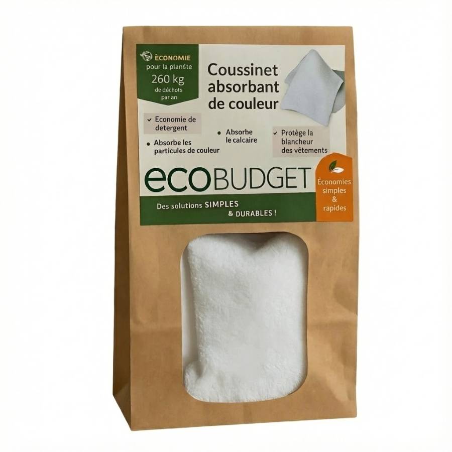 Un pack de coussinet absorbant de couleur polarity wash de la marque Eco budget