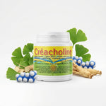 Créacholine Jade Recherche 120 gélules avec ingrédients naturels ginkgo ginseng phosphatidylcholine