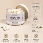 Créatine AGE-WELL 300 gélules Humble+ - Complément force musculaire et énergie cellulaire