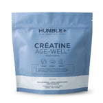 Humble+ Créatine Age-Well monohydrate 300g poudre, emballage bleu dégradé