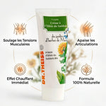 Crème Élixir du Suédois Dr. Theiss 100ml avec bénéfices : tensions musculaires, articulations, effet chauffant naturel