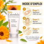 Crème Calendula Bio Dr. Theiss 100ml avec guide d'application matin et soir