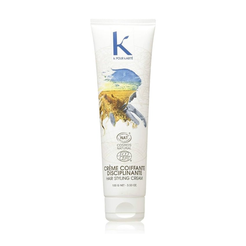 Un tube de Crème Coiffante de 100 g de la marque K pour Karité