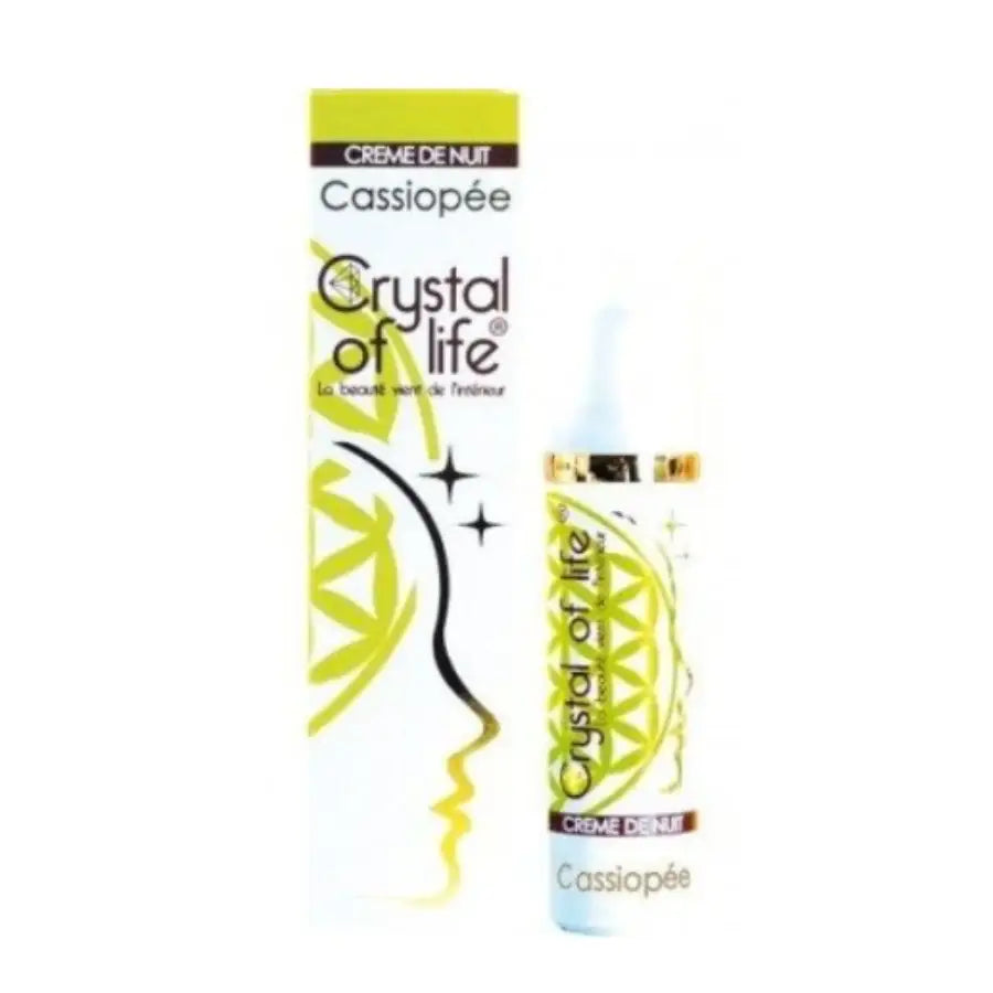 Crème de nuit Cassiopée, 50 ml, de la marque Crystal of life