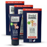 Le tube de Crème dépilatoire doucheAisselles & Corps Blondépil Homme avec son pack en carton