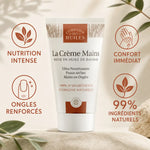 Crème Mains et Ongles Comptoir des Huiles - Produit nourrissant peaux sèches 50ml