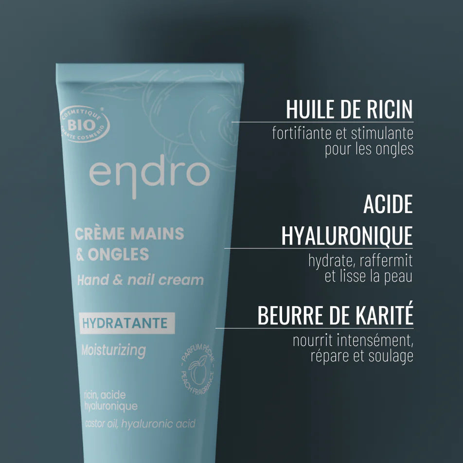 La composition et les bienfaits de la crème Hydratante Mains Endro