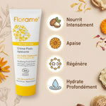 Crème pieds apaisante bio Florame 75ml avec bénéfices nourrit, apaise, régénère et hydrate