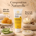 Crème pieds réparatrice CicaManuka 5% miel Manuka IAA15+ avec ingrédients naturels