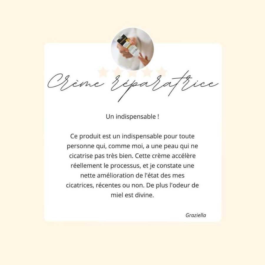 Les avis clients à propos de la crème réparatrice au miel de manuka de 40ml de la marque Comptoirs et compagnies