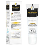 Face arrière d'un tube de crème réparatrice au miel de manuka de 40ml de la marque Comptoirs et compagnies