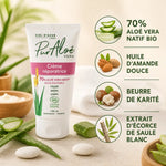 Crème réparatrice Aloé Vera bio Pur'Aloé 150ml avec ingrédients naturels et botaniques