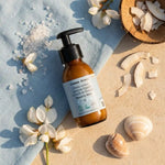 Crème solaire liquide SPF50 Comme Avant à l'huile de karanja 90ml avec pompe noire