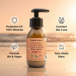 Crème solaire SPF50 Comme Avant à l'huile de Karanja, protection minérale bio vegan, 90ml