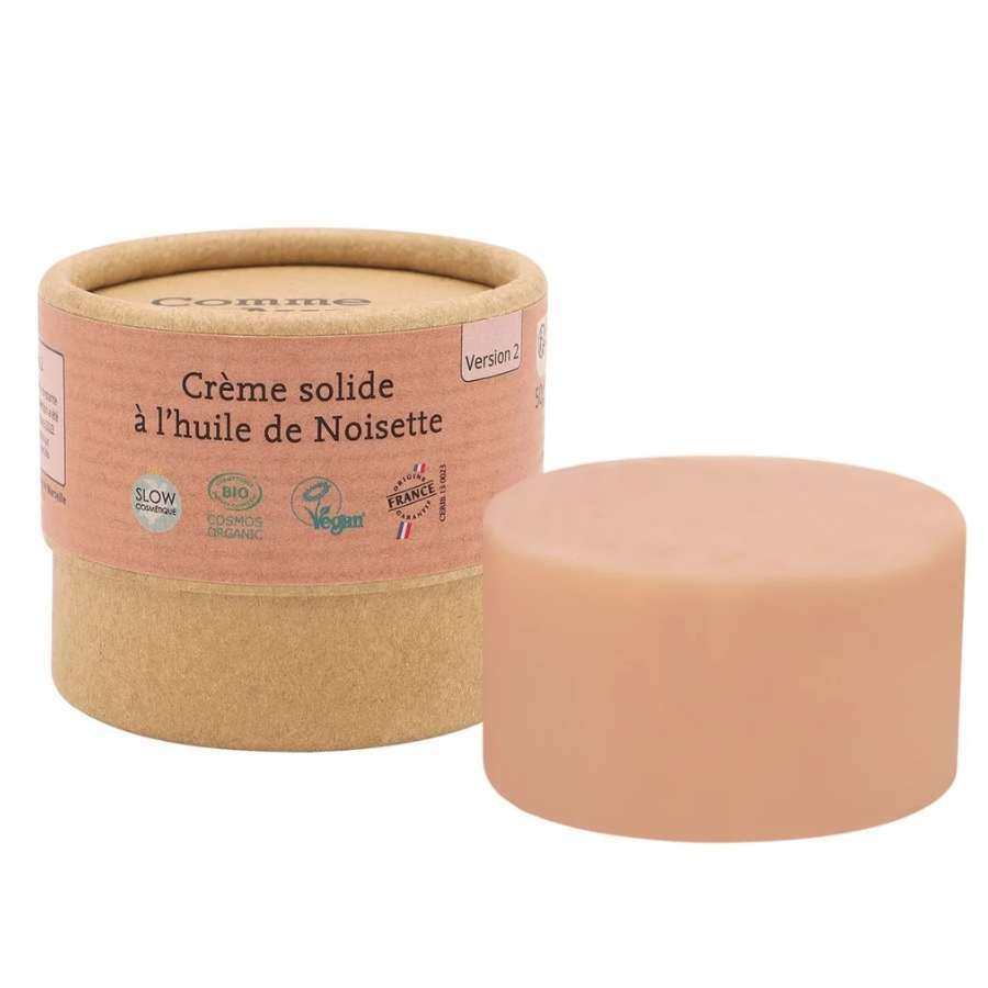 Une crème solide de 50 g de la marque Comme avant