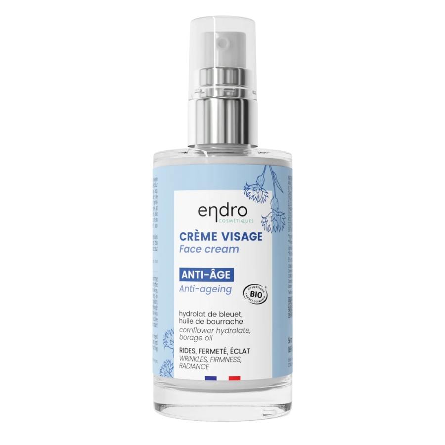 Une crème visage anti-âge de 50 ml de la marque Endro