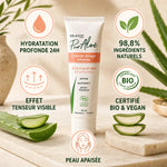 Crème visage Pur'Aloé bio hydratante raffermissante à l'aloe vera avec bénéfices