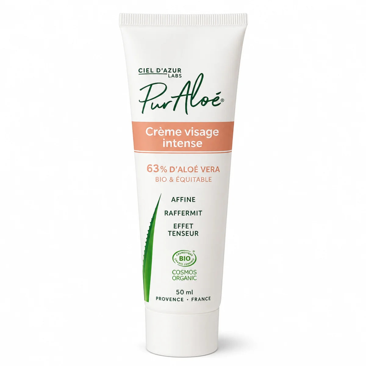Crème Visage Intense Bio Pur'Aloé 50ml hydratante raffermissante aloe vera