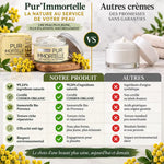 Crème visage nuit bio Pur'Immortelle 50ml comparaison produit versus alternatives avec certifications COSMOS