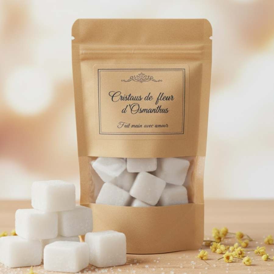 Cristal De Fleur Précieuse - Fleur D'osmanthus - Parfum Solide - Jardin de mon Grand Père