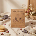 Culotte menstruelle Colette Sisters Republic taille M, absorption super, sur fond beige
