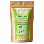 Curcuma bio en poudre 150g Graine Sauvage en sachet kraft avec certification AB