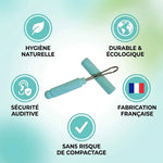 Cure-oreille Laboratoire Code en acier inoxydable avec avantages : hygiène naturelle, écologique et sécurité auditive