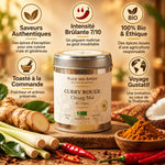 Curry Rouge Chiang Maï Bio 50g avec épices fraîches et bénéfices : saveurs authentiques, bio éthique, intensité 7/10