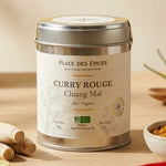 Curry Rouge Chiang Mai Bio 50g Place des épices avec ingrédients thaïlandais frais