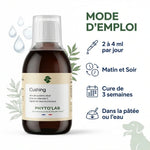 Cushing Dogs 250ml Phyto'Lab traitement naturel maladie Cushing chien mode d'emploi dosage